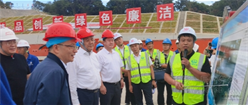 厦深公司党委书记、总经理赵利民一行到中铁一局漳汕高铁项目调研