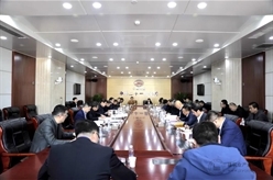 集团公司召开西延高铁项目上场会