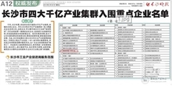 星邦重工入围首批长沙打造四大千亿产业集群