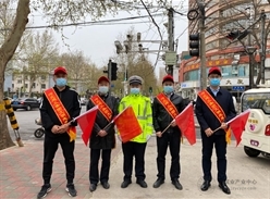 河北建工集团开展文明交通志愿服务活动
