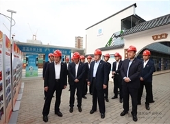 郑学选赴中建八局项目调研督导