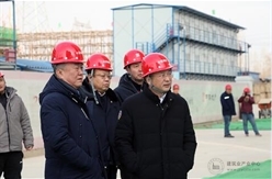 北京市副市长张家明莅临五局在施项目视察指导工作
