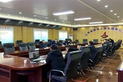 股份公司董事长王厚良一行赴路港公司派河口船闸项目部调研