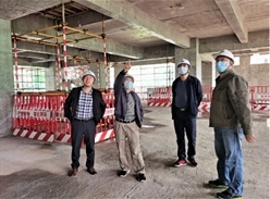 符葵到海南大学热带作物国家重点实验室项目开展春节前安全检查