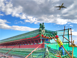 晴空万里之下的古建传承