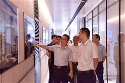 投控公司总经理王文杰率队到城建集团调研