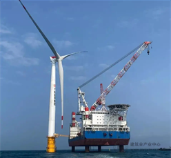 珠海金湾海上风电项目全部风机吊装完成