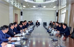 山西省副省长韦韬到中铁十二局及所属项目调研